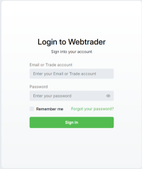 Webtrader Blackr Trade